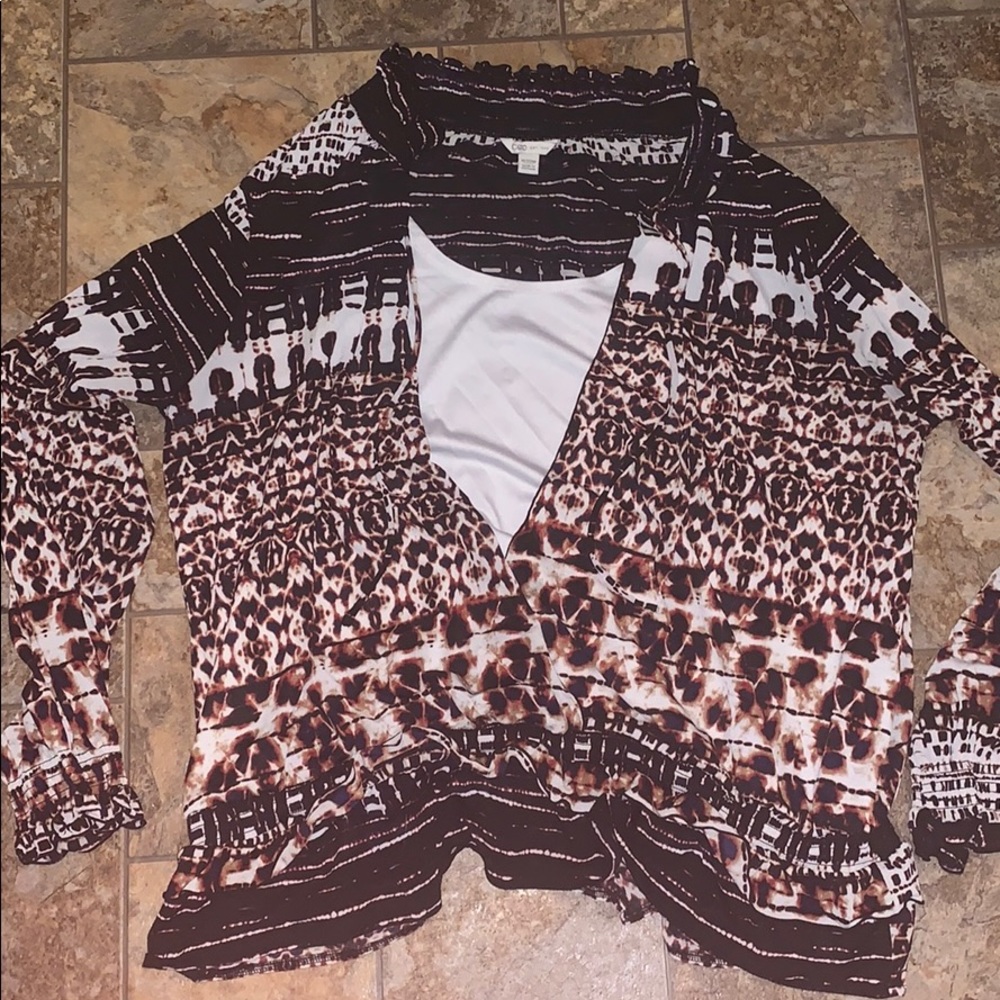 Long sleeve blouse